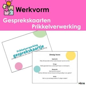 Werkvorm - Gesprekskaarten - Prikkelverwerking